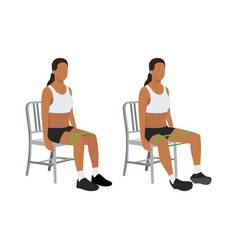 Woman Doing Seated Abduction Exercise