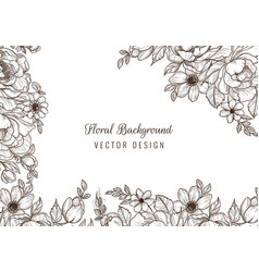 Decorative Wedding Floral Background