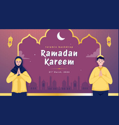 Islamic Ramadan Kareem Backdrop Design