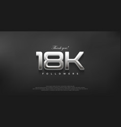 Simple And Elegant Thank You 18k Followers