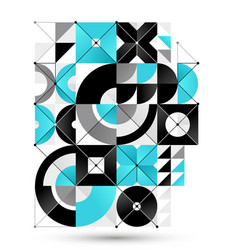 Abstract Geometric Pattern Background Network