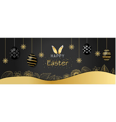 Happy Easter Spring Theme Poster Banner