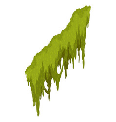 Cartoon Jungle Moss Shape Green Swamp