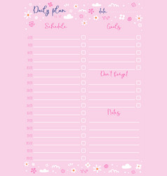 Cute Daily Planner For Women Or Girls