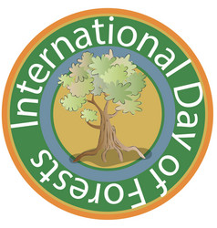 International Day Of Forests Sign