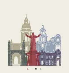 Lima Skyline Poster