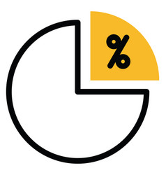 Data Chart Percent On A White Background