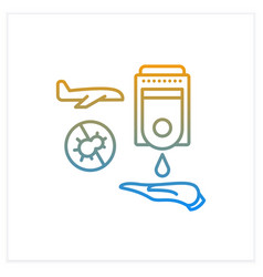 Handwashing Stations Gradient Icon