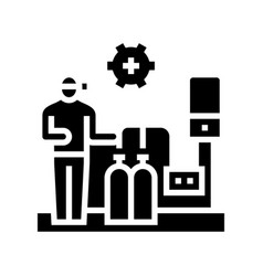 Installation Gas Service Glyph Icon