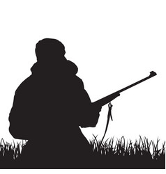 Men Hunting Silhouette