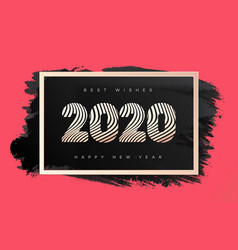 2020 Happy New Year Celebration Banner