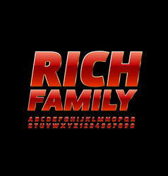 Elite Logo Rich Family With Bright Font