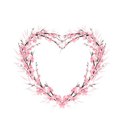 Flower decoration of sakura Royalty Free Vector Image