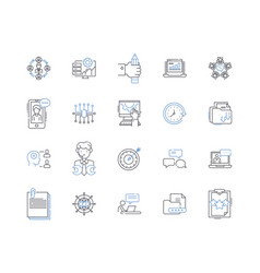 Career Prospects Line Icons Collection