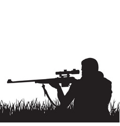 Men Hunting Silhouette