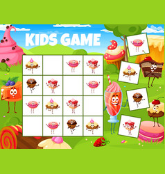 Sudoku Kids Game Cartoon Desserts Sweet Cakes