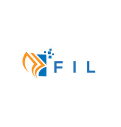 Fil Credit Repair Accounting Logo Design On White