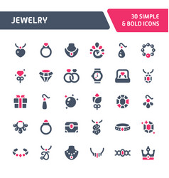 Jewelry Icon Set