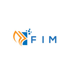 Fim Credit Repair Accounting Logo Design On White