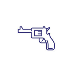 Revolver Line Icon