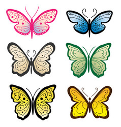 Set Butterfly Design