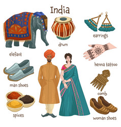 Indian Culture Clothes And Personal Belongings