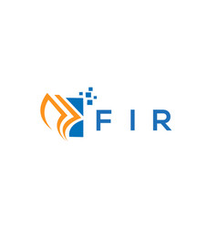 Fir Credit Repair Accounting Logo Design On White