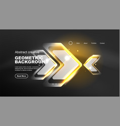 Abstract Background Landing Page Geometric Shape