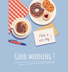 Good Morning With Food Poster