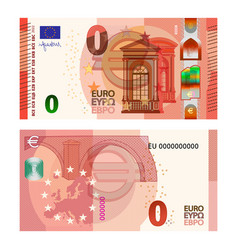 Obverse And Reverse Of A Fictitious Banknote Zero