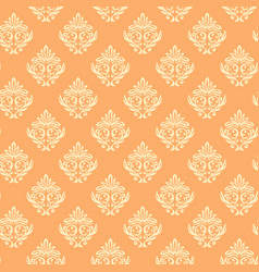 Seamless Vintage Pattern With Curls Wallpaper