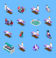 Beauty Salon Isometric Set