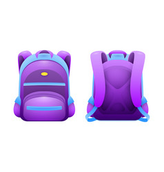 Purple School Bag