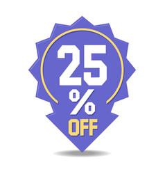 25 Percent Off Sticker