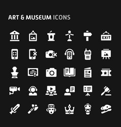 Art Museum Icon Set