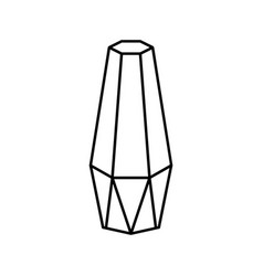 Overhead Lighting Living Room Line Icon