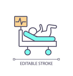 Pediatric Cardiology Rgb Color Icon