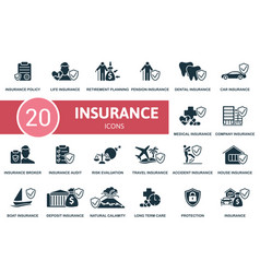 Insurance Icons Set Creative Icons Insurance