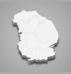 3d Map Lincolnshire Is A Ceremonial County