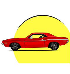 Muscle Car Bright Icon