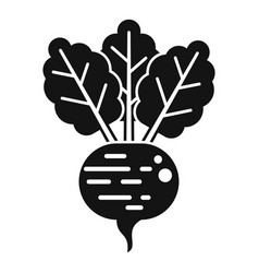 Farm Beet Icon Simple Eco Agriculture