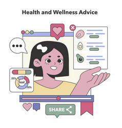 Health And Wellness Advice Theme Flat