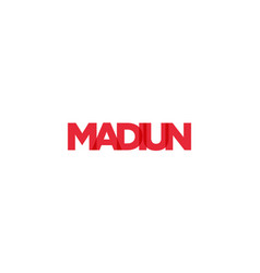 Madiun In The Indonesia Emblem Design