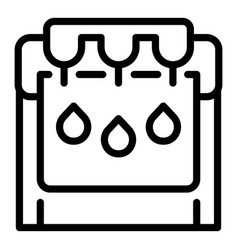 Plotter Format Icon Outline Printer