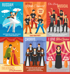 Flat Theatre Posters Set