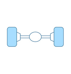 Car Rear Axle Icon