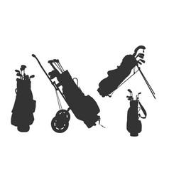 Golf Bag Silhouettes