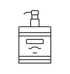 Lotion After Shave Line Icon