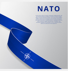 Flag Of Nato Otan North Atlantic Treaty