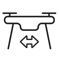 Flying Drone Stroke Icon